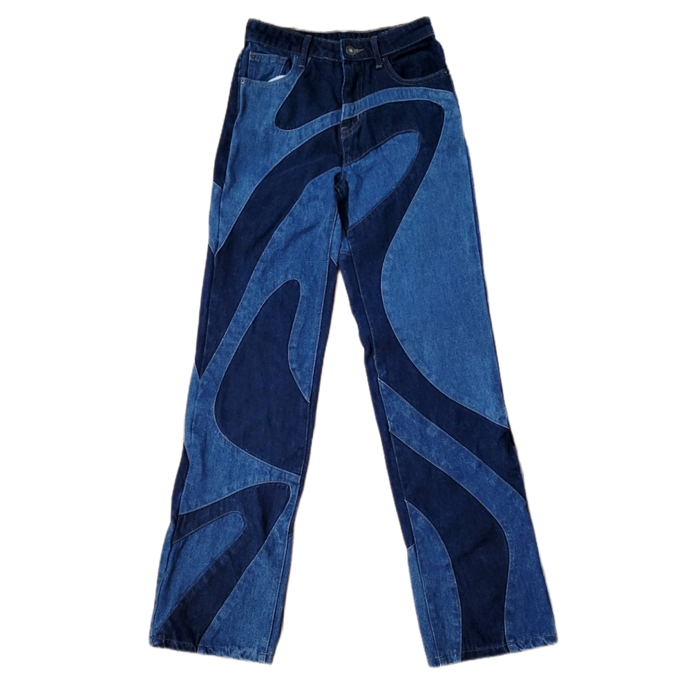 Jaded London Curly Swirly Slouchy Boyfriend Fit Jeans